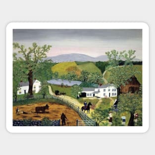 grandma moses Sticker